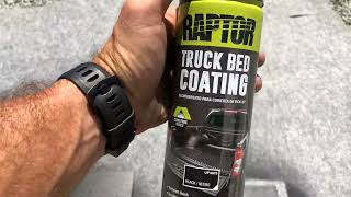 Herculiner Spray Can  VS Raptor Liner Spray Can