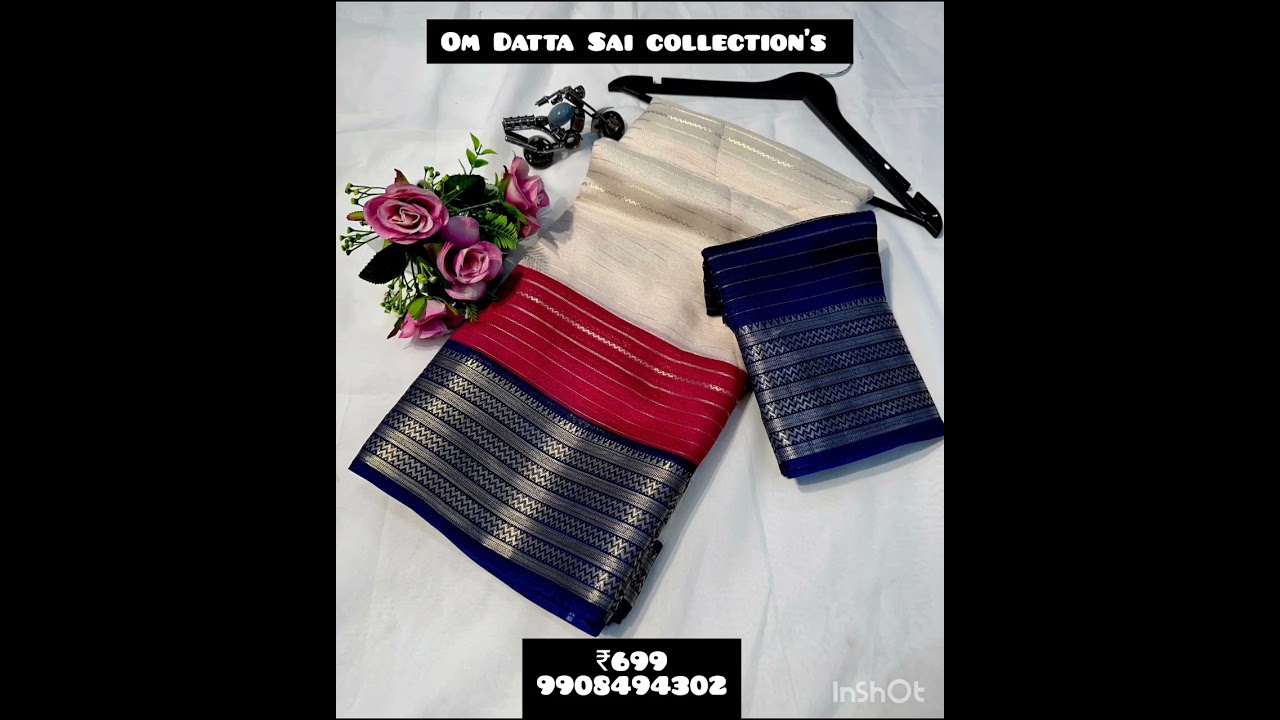 Beautiful heavy mysore silk saree with all over weaving 🥻💯