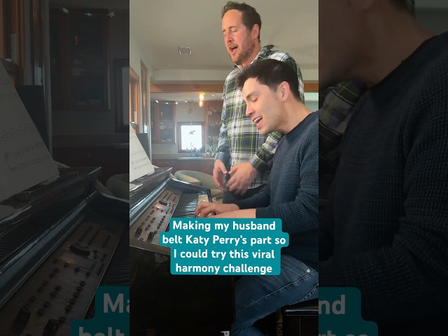 Wide Awake (Katy Perry) epic harmony CHALLENGE (Sam Tsui & Casey Breves) #wideawake #cover