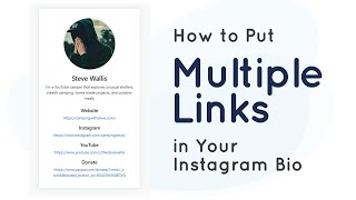 How to put multipleLinks in your instagram bio