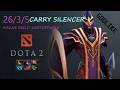 Godlike SILENCER 🔇 Dominates Game 💀 #dota2highlights #unstoppable #dota2