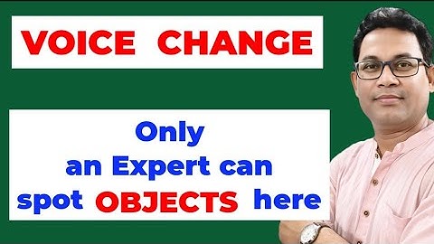 Finding out Objects in Sentences Quickly | Passive Voice and Active Voice in English