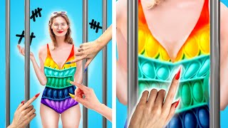 How To Become Popular In Jail! Sneak Makeup In Jail | Funny Situations & Life Hacks