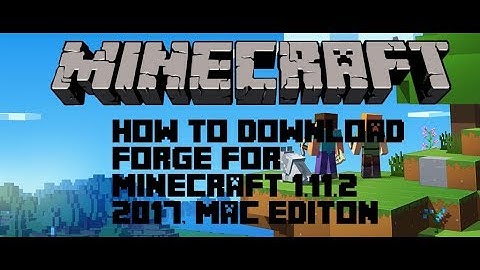 How to get mods on minecraft. FORGE {2017} 1.11.2. Mac Editon