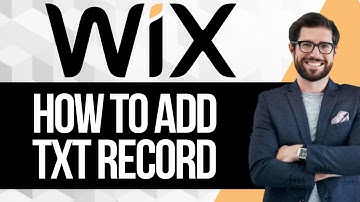 How To Add Txt Record In Wix