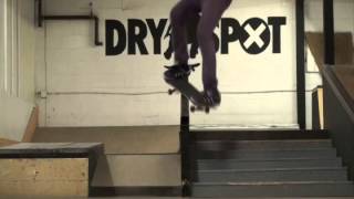FS Smith Grind (s) Down the 6 Stair Rail @ The Dryspot Skatepark