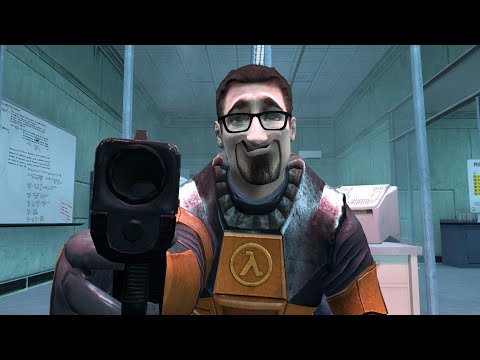 Очередной раз кто-то возвращается в черную мезу.  Прохождение Half-Life #1