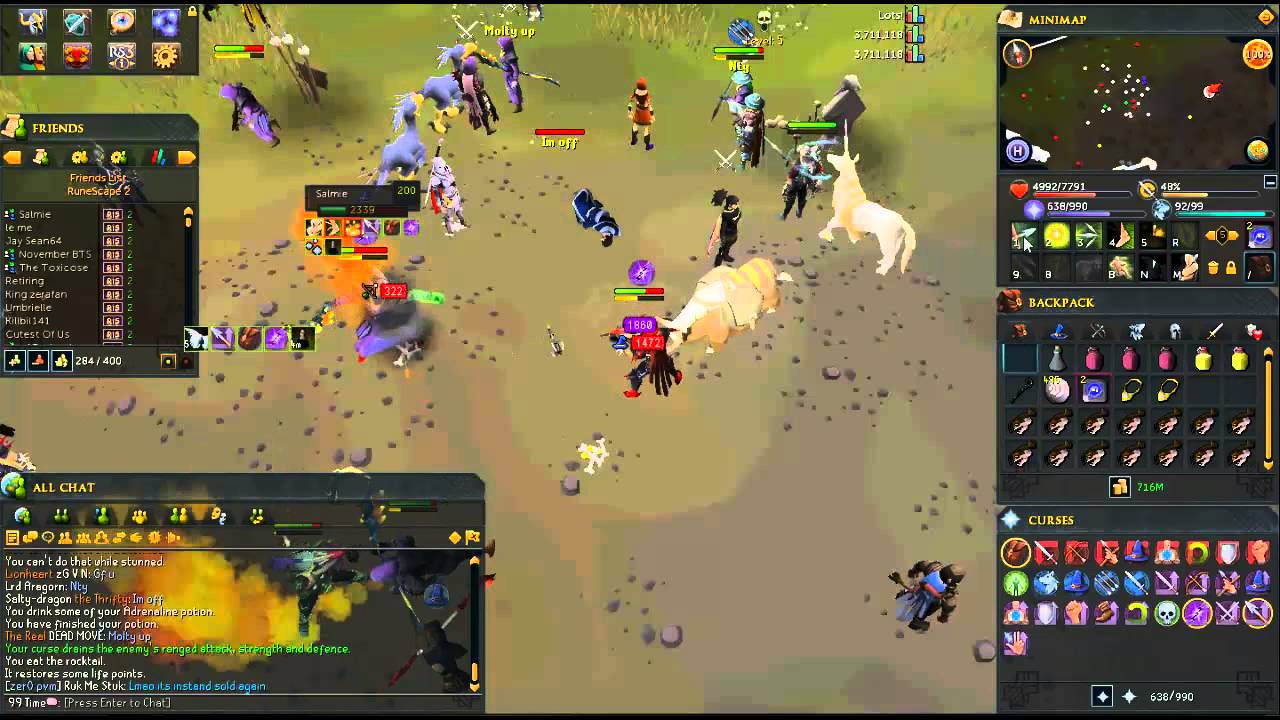 RS3 range pking ~99 time