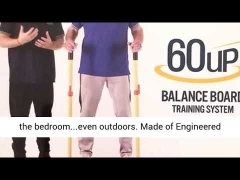 60uP Balance Board Program- as seen on TV -Bob Eubanks. Trains 3 Vital Elements of Balance: Body