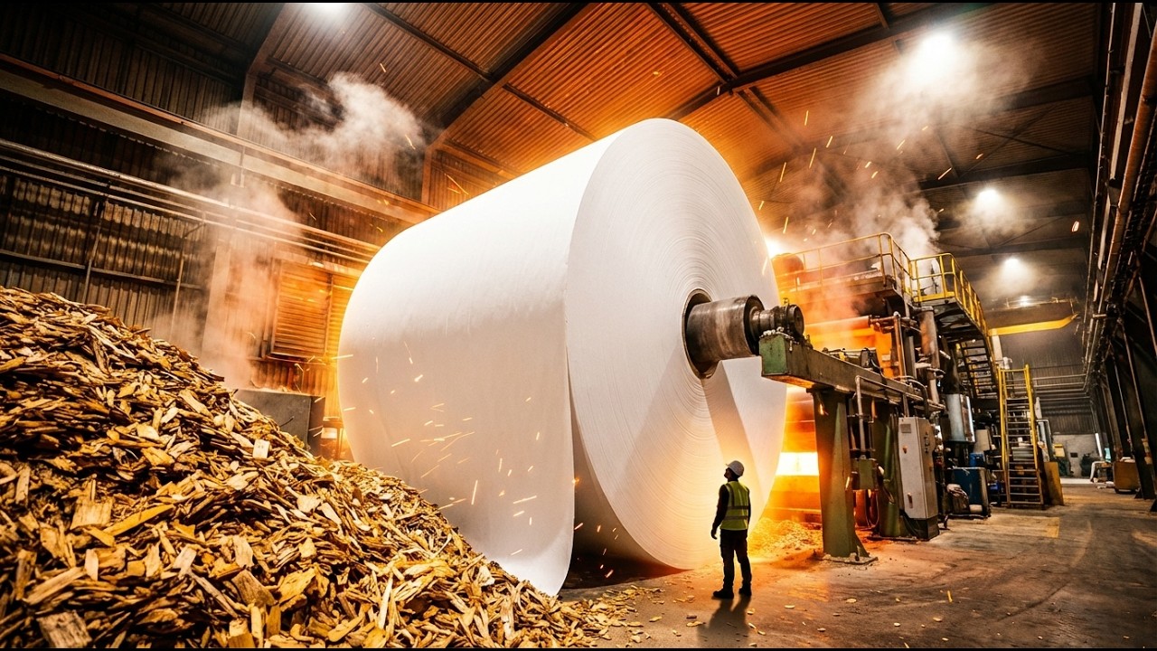Can Wood Chips Really Become Toilet Paper? This Factory Proves It
