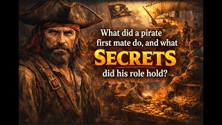 What did a pirate first mate do, and what secrets did his role hold