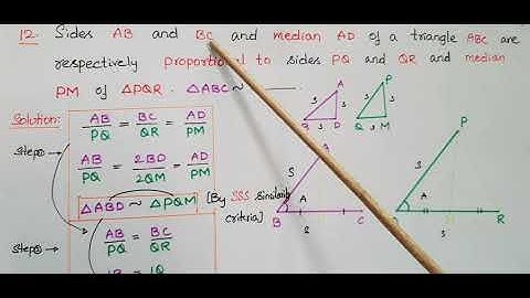 Q11,Q12|Ex6.3| E is a point on side CB produced of an isosceles triangle ABCwith AB = AC. If AD ⊥ BC