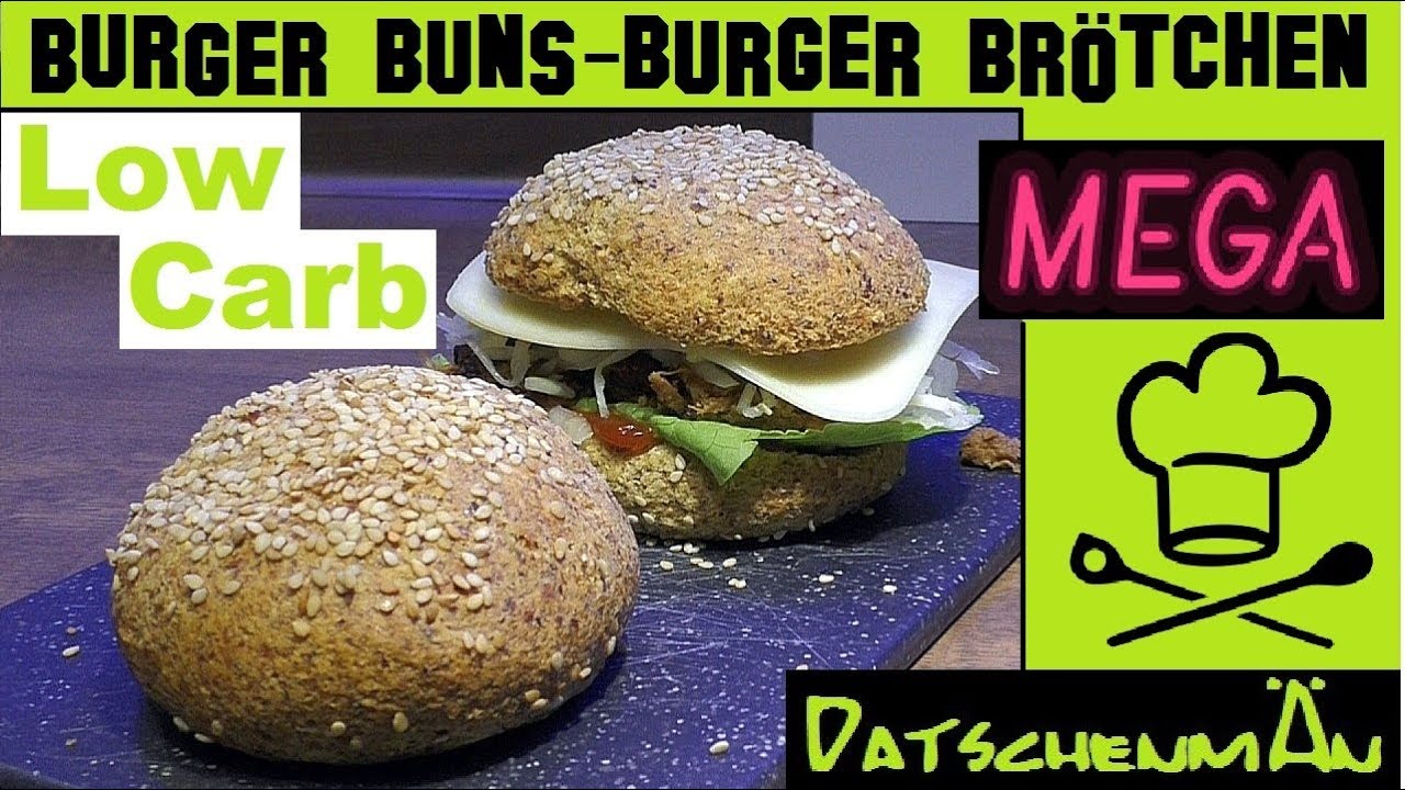 Geile Low Carb Burger Brötchen - Burger Buns - Datschenmän kocht - Folge 4