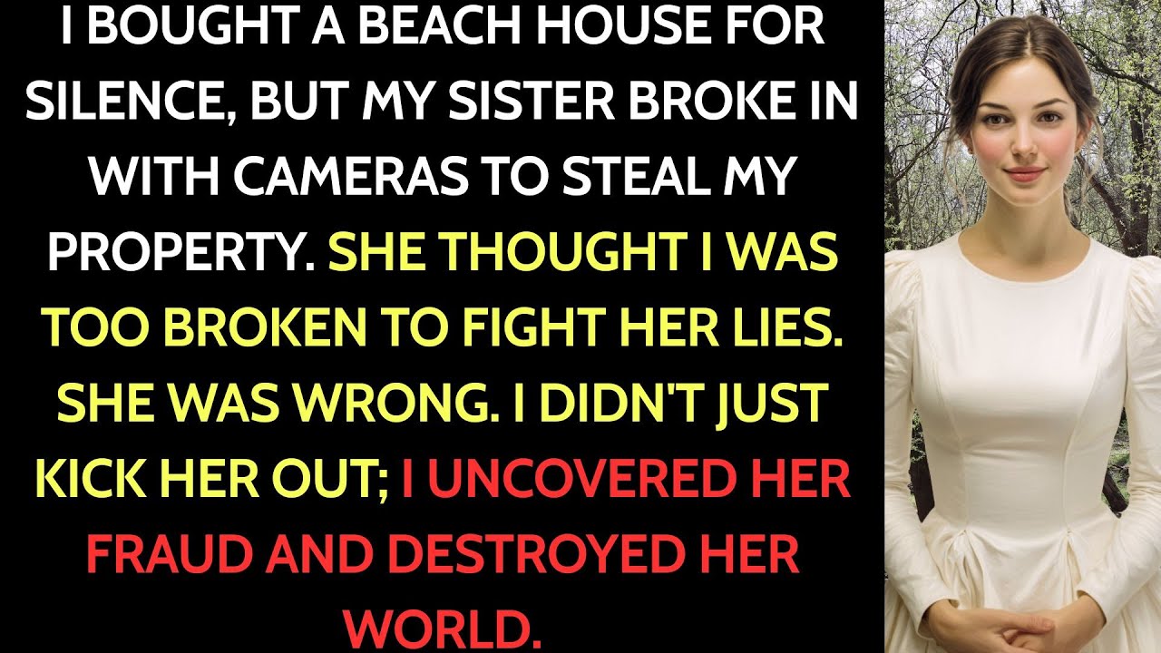 I Finally Bought a Beach House for Peace—Then My Sister Called: “I’m Coming with 12 Friends.” So I…