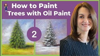 How to Paint Trees with Oil Paint - Underpainting Technique