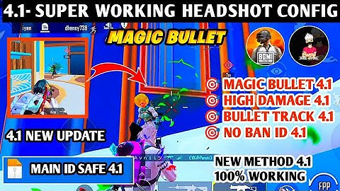 BGMI MAGIC BULLET CONFIG 4.1 | BGMI NO RECOIL CONFIG 4.1 | BGMI 4.1 NO RECOIL OBB | BGMI NO RECOIL