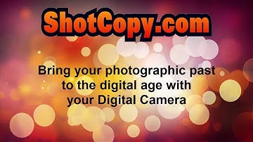 How to scan without a scanner - slides negatives photographs