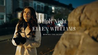 Filming a Christmas music video, Ellen Williams