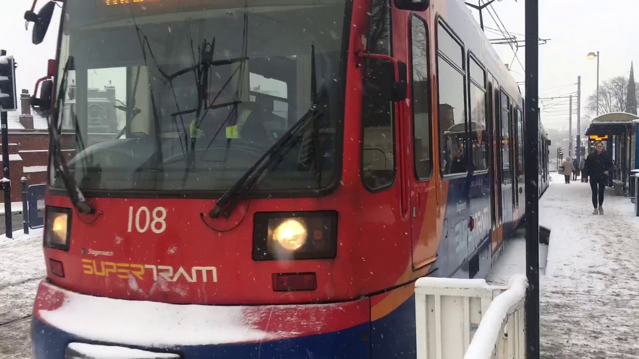 Stagecoach Sheffield SuperTram 108 At University From Meadowhall To stagecoach-sheffield-supertram-108-at-university-from-meadowhall-to