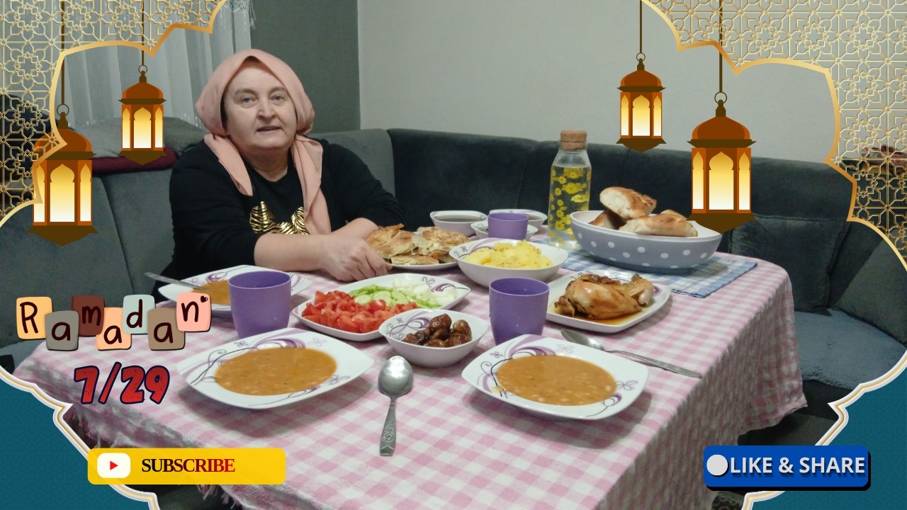 Ramazanski vlog 🌙🏮 | Dan jedne domaćice — maslenjak, grah i porodična atmosfera 7/29 dana Ramazana ✨