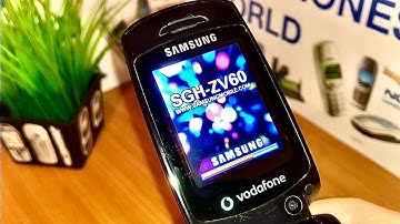 Samsung E2210B & ZV60 startup and shutdown - by Old Phones World