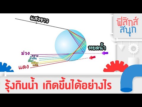 รุ้งกินน้ำ เกิดขึ้นได้อย่างไร | ฟิสิกส์สนุก [by Mahidol Kids]