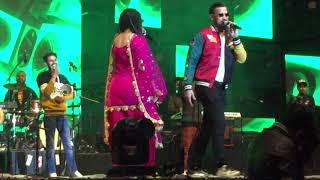 Garry Sandhu and Jasmine sandlas live Jaipur at Gaana  crossblade music festival 2019 JECC live