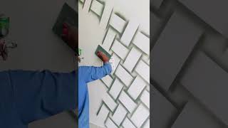 Creative wall line design for stylish interior decoration