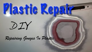 DIY Plastic Bumper Repair   One Sided Plastic Repair