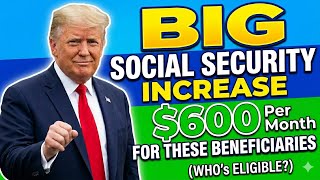 YES! $600 Per Month INCREASE For These Social Security Beneficiaries | SSA, SSI, SSDI Payments