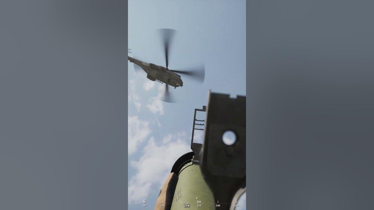 Working together with an rpg squad blows up an enemy helicopter in # ...