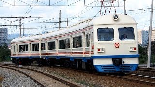 2019/09/14 撫順電鉄旅游列車 KY806編成 鉱務局駅 & 東崗駅 | Fushun Mining Railway Scenic Train