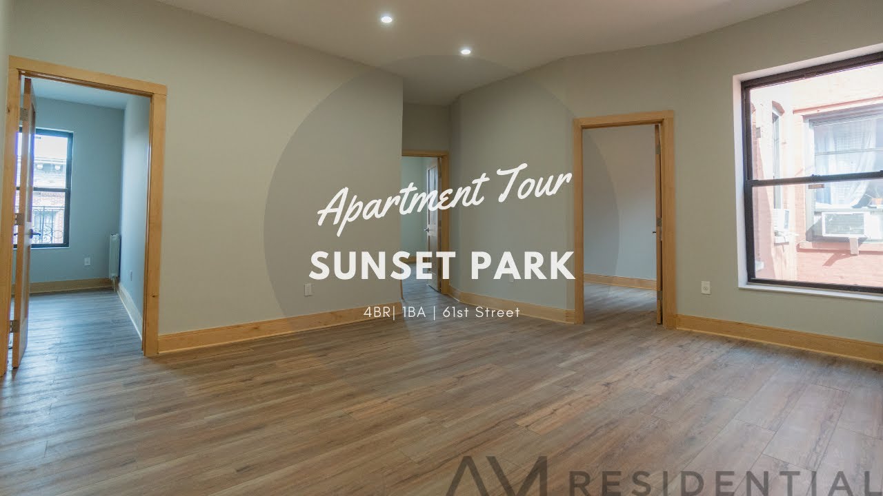Video Tour 4BR Apartment at 61st Street, Sunset Park, Brooklyn YouTube