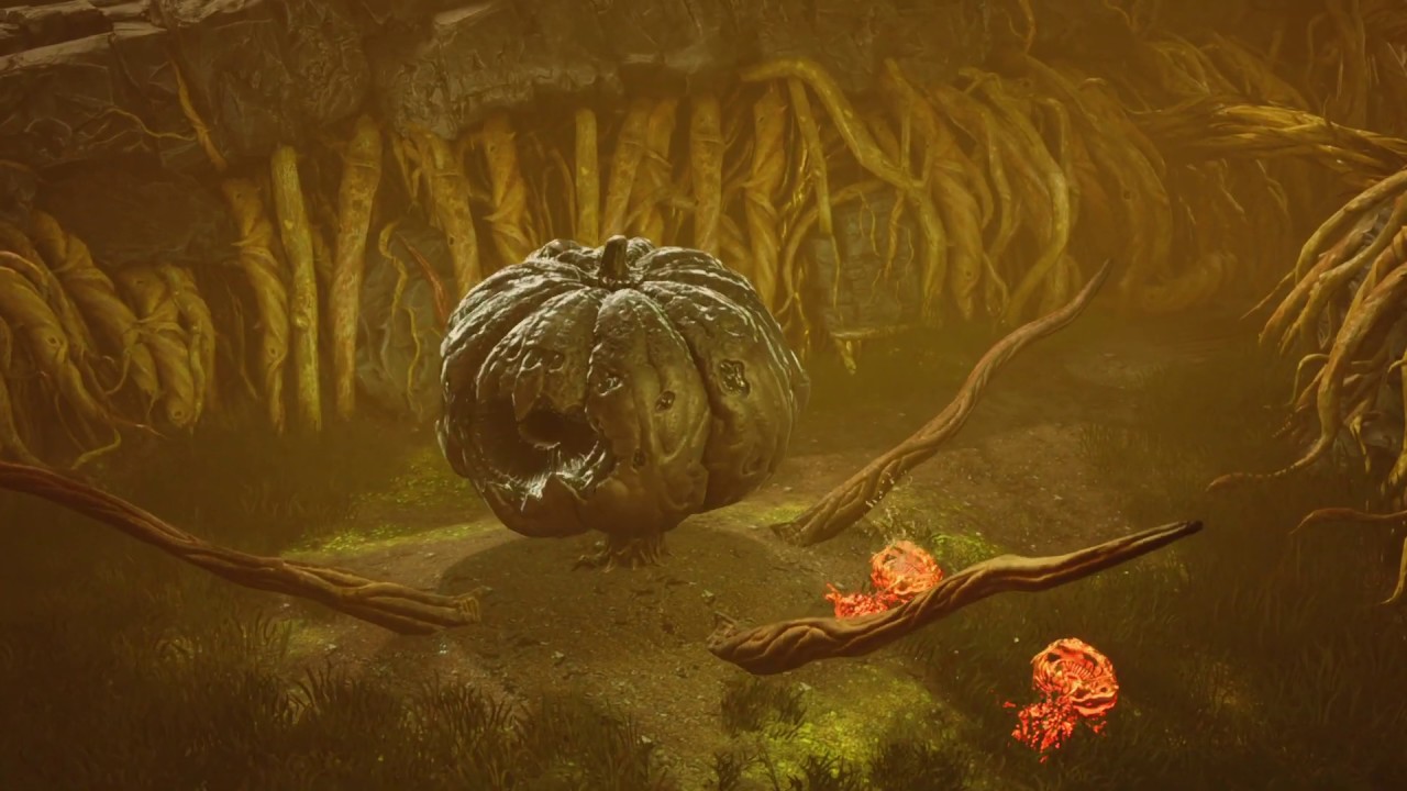 MediEvil PS4 Lost Souls Part 4: Pumpkin Gorge and The Pumpkin Serpent ...