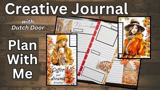 FALL Spread - Creative Journal Plan With Me - Happy Planner Dot Grid Paper
