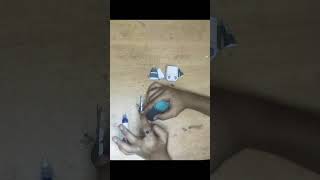 try to make anime action figure at 10rupees 😯😯 #demon_slayer_craft #@ArtistrywithTanvi