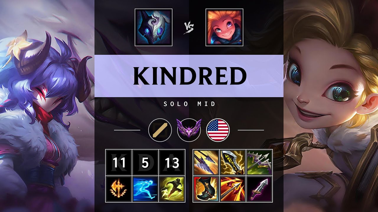 Kindred Mid vs Zoe - NA Master Patch 25.12