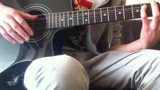 Video thumbnail of "Gitarren Tutorial: einfache Melodie lernen - eine super Anleitung!"