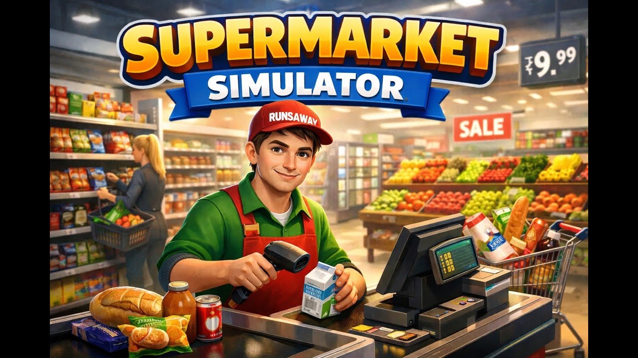 YILBAŞINDA MARKET KURMAK! 🎄 | Supermarket Simulator