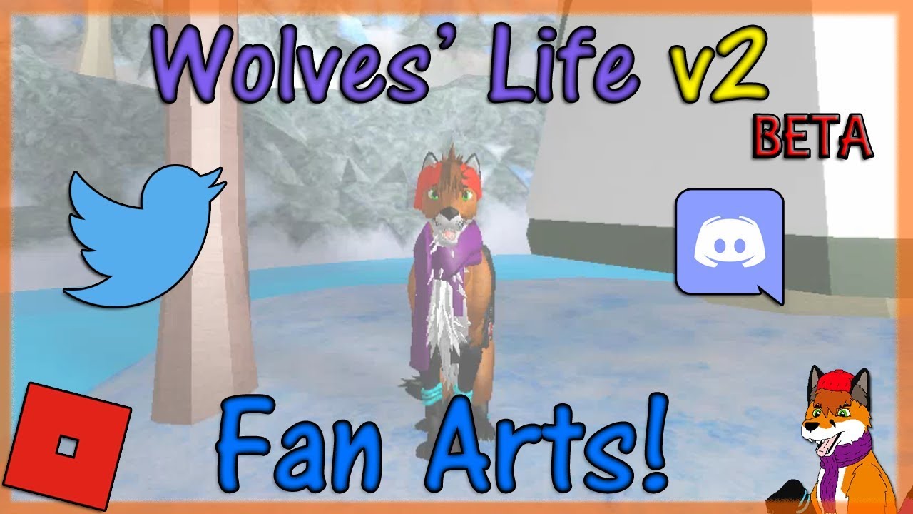 Roblox Wolves Life Beta V2 Fan Arts 28 Hd By Reynardfoox - roblox wolves life 3 v2 beta wings are out 23 hd by