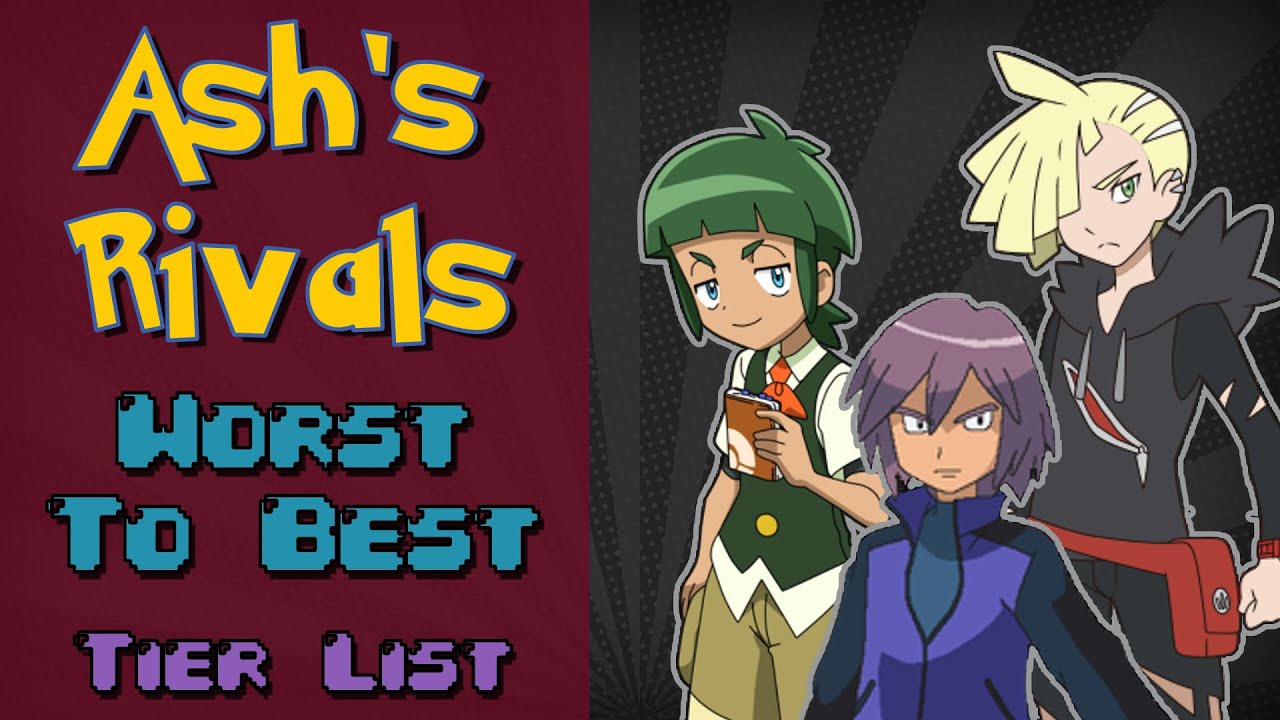 Who is Ash's weakest rival?