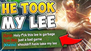 This Guy Took My Lee Then Fed Like Crazy Bronze Lee Sin Plays - League Of Legends