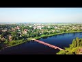 Река Западная Двина и городской посёлок Бешенковичи