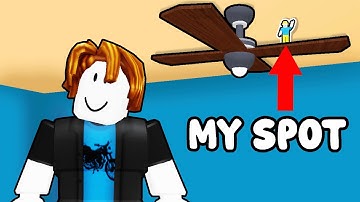 hiding in IMPOSSIBLE SPOTS in Roblox shrink hide and seek...