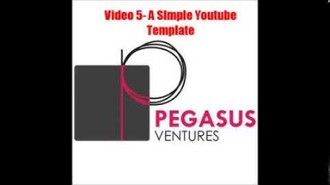 Web Presence 5: Fast video creation using a template
