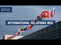 International relations msc  university of glasgow