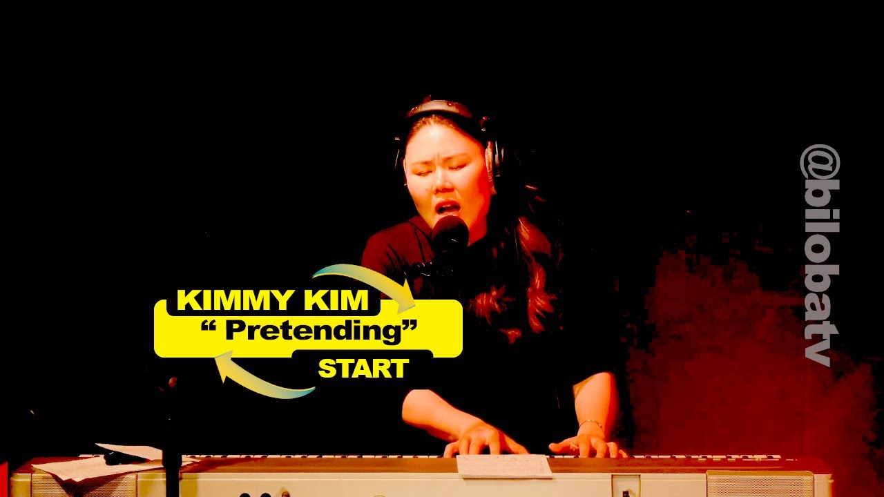 KIMMY KIM « PRETENDING» EN ACOUSTIQUE DANS L'OPEN LIVE DE @bilobatv