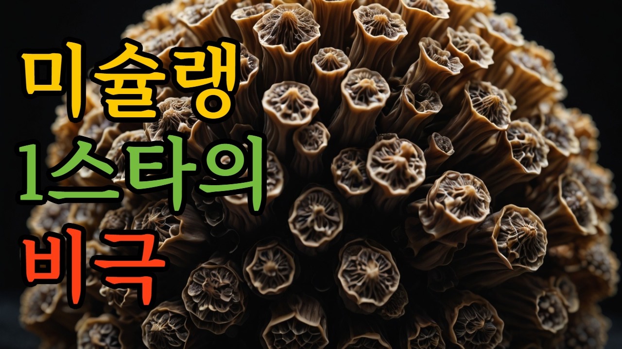 미슐랭 1스타에서 30명을 한꺼번에 쓰러뜨린 버섯