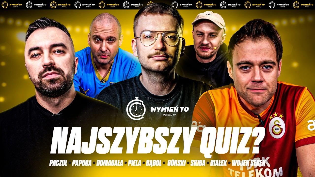 CO ONI WIEDZĄ W 5 SEKUND?! PACZUL, BIAŁEK, BĄBOL, WUJEK SEBEK I INNI | WYMIEŃ TO! #2