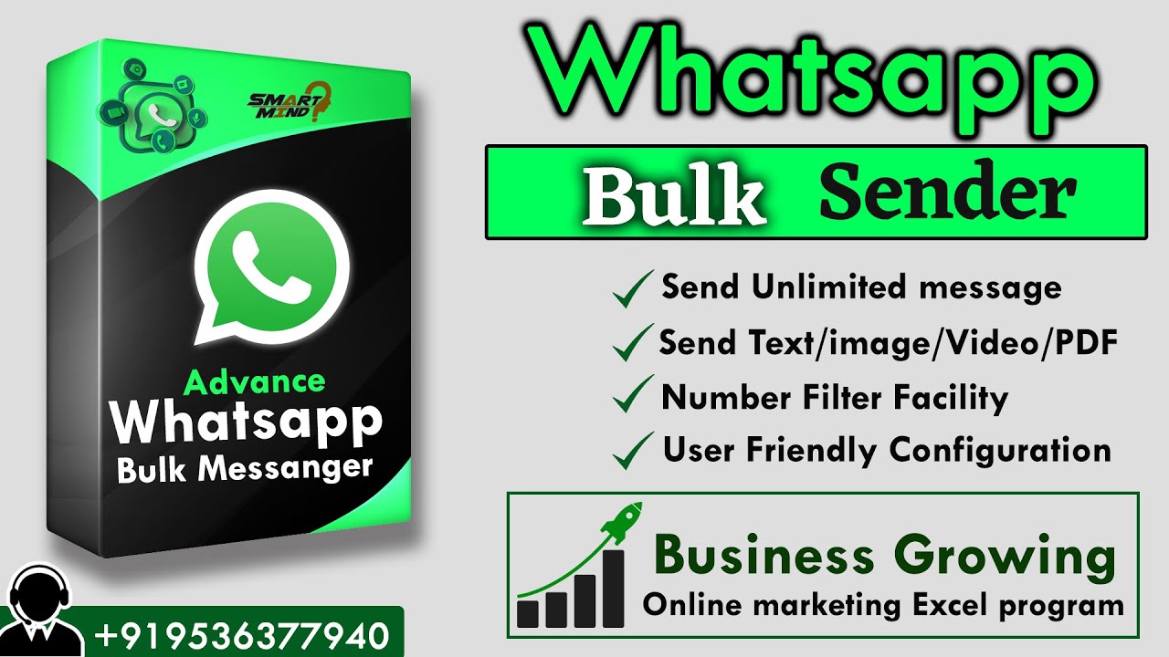 Whatsapp Bulk Messaging With Text Image Video Pdf Etc Advance Bulk 